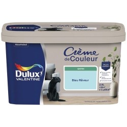 Peinture 2.5 L Crème de Couleur Satin - Bleu Rêveur