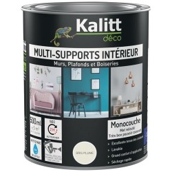 Peinture multi-supports 0,5 L Acrylique Mat - Gris plume