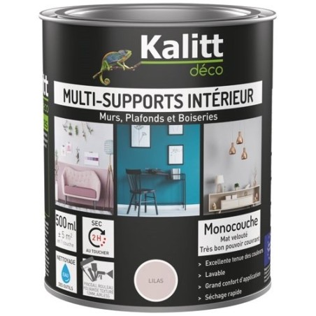 Peinture multi-supports 0,5 L Acrylique Mat - Lilas
