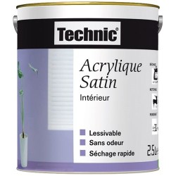 Peinture 2,5 L Acrylique Satin - Rose Boudoir