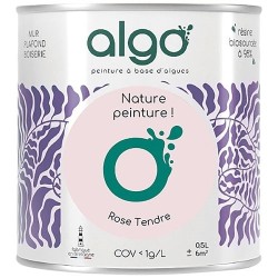 Peinture intérieure multi supports 0,5 L Velours - Rose Tendre
