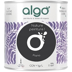 Peinture intérieure multi supports 0,5 L Velours - Noir Piana