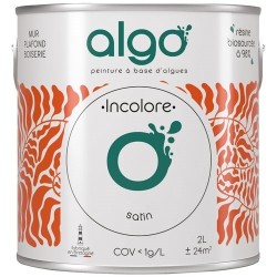Peinture écologique 0,5 L Satin - Base incolore