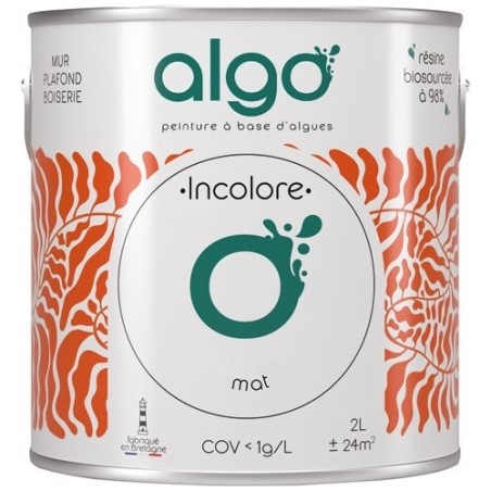 Peinture écologique 2 L Mat - Base incolore