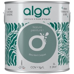 Peinture intérieure multi supports 2 L Velours - Bleu Vert Coquet