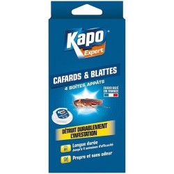 Cafards / blattes boîte appât boîte de 4 Kapo