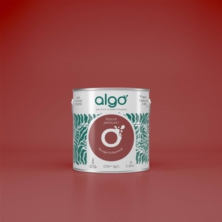 Peint.intér.déco multi-supports rouge enflammé velours 2 L