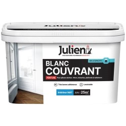 Peinture blanc couvrant intérieur mat 2.5 L