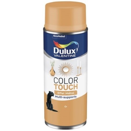 Bombe peinture 400 ml Color Touch Effet Métal - Or