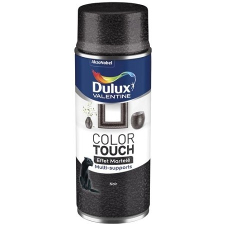 Bombe peinture 400 ml Color Touch Effet Martelé - Noir