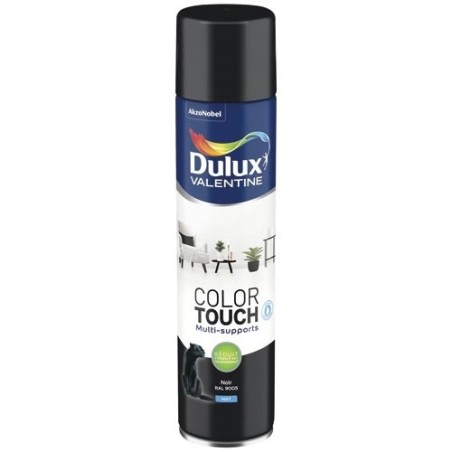 Bombe peinture 600 ml Color Touch Mat - Noir