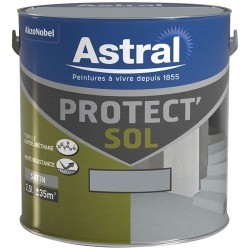 Peinture sol 2,5 L Satin Protect'Sol - Gris Ciment