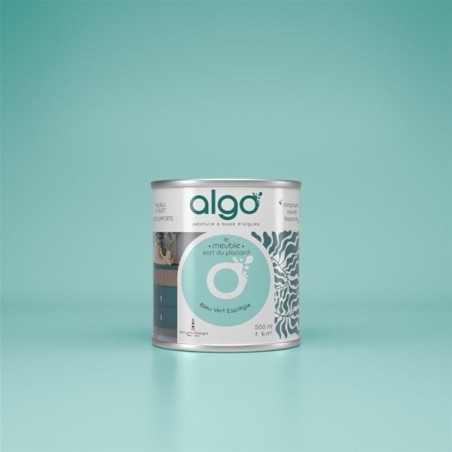 Peinture pour meubles 0,5 L Mat - Bleu-Vert Espiègle