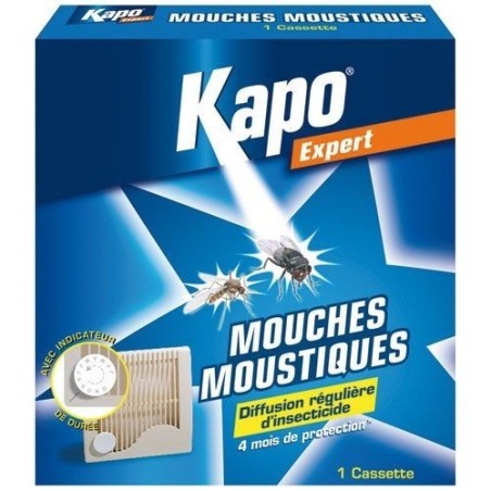 Mouches / moustiques cassette 15m3 Kapo Expert