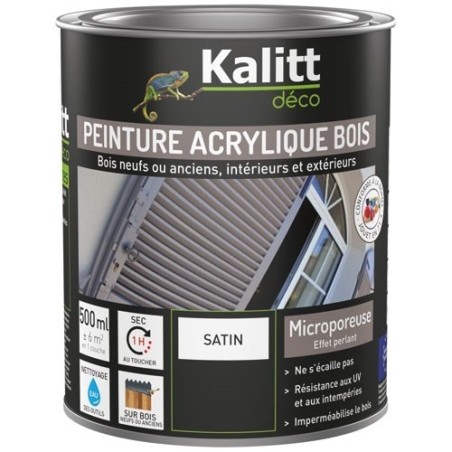 Peinture microporeuse 500 ml Extérieur Bois Satin - Lilas