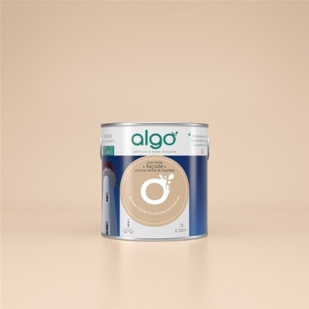 Peinture façade extérieure 2 L - Beige Sable du phare de Fréhel