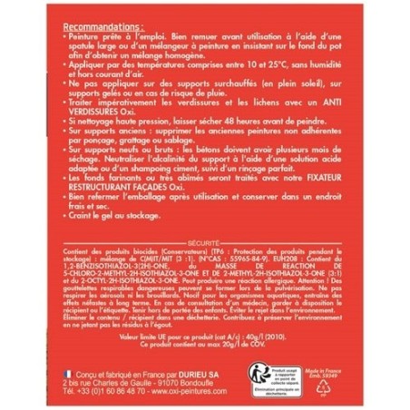 Peinture appuis de fenêtre 1 L - Gris Anthracite RAL7016