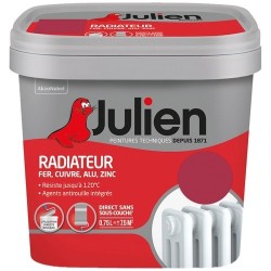Peinture radiateur phase aqueuse 0,75 L Satin - Framboise