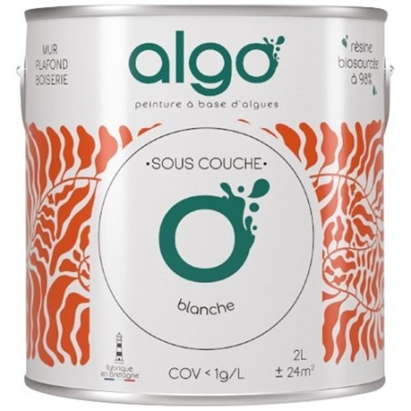 Peinture sous-couche écologique 2 L Mat - Blanc