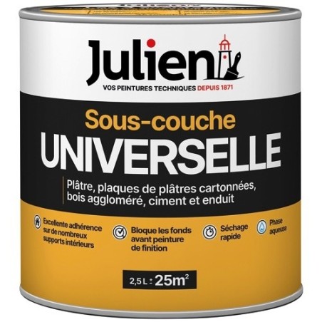 Peinture sous-couche Universelle 2,5 L Mat - Blanc