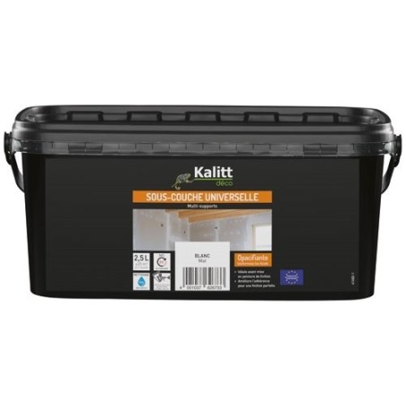 Peinture sous-couche universelle 2.5 L Mat - Blanc