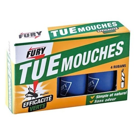 Mouches ruban adhésif écologique à la glu boîte de 4
