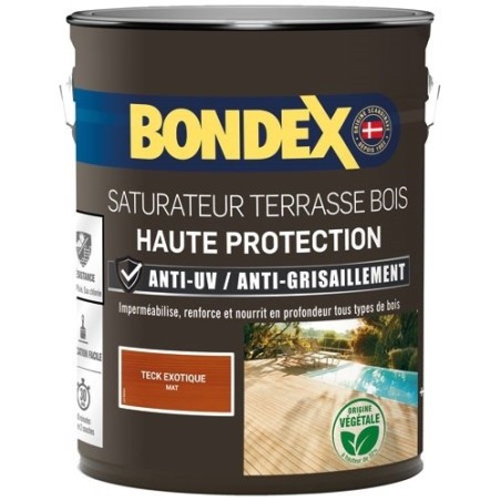 Saturateur Terrasse Bois 5 L Mat - Teck Exotique