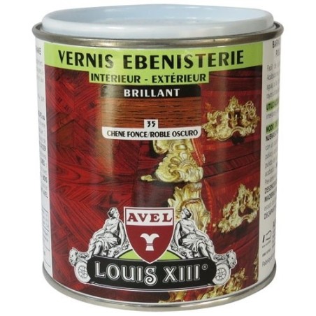 Vernis bois 500 ml Brillant - Chêne Foncé