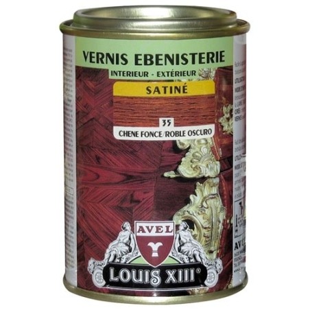 Vernis bois 250 ml Satiné - Chêne Foncé