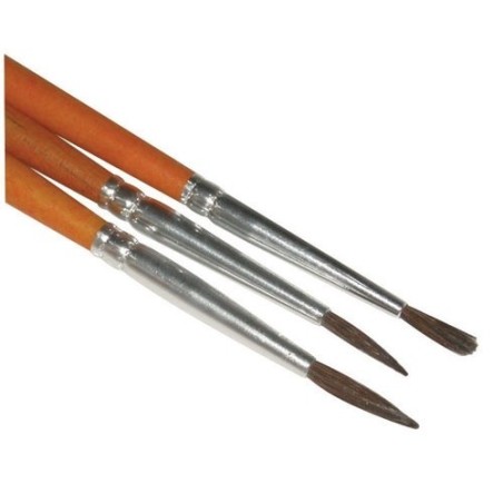 Lot 3 pinceaux aquarelle N°2+4+6