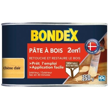 Pâte à bois 250 g chêne clair