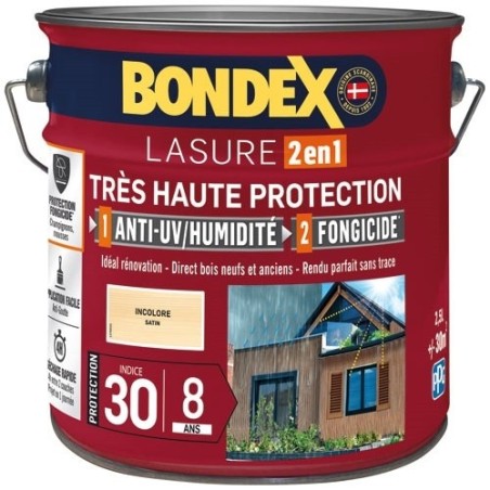 lasure ind 30 / 8 ans 2.5 L incolore