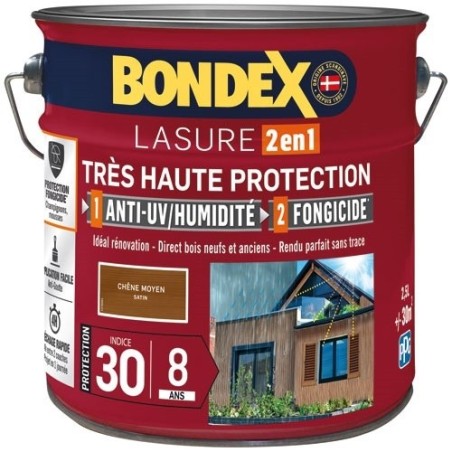 lasure ind 30 / 8 ans 2.5 L chêne moyen