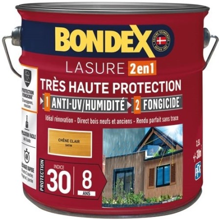 lasure ind 30 / 8 ans 2.5 L chêne clair