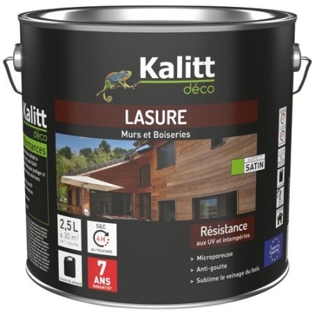 Lasure bois 7 ans 2.5 L chêne foncé