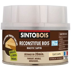 Mastic bois gros trous et angles bi-composants 190+8 g sapin