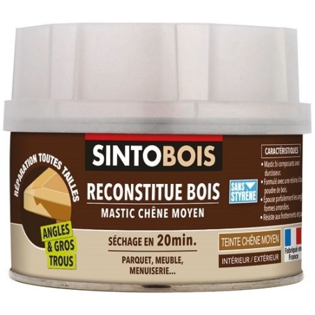 Reconstitue bois pour parties manquantes chêne moyen 190 g