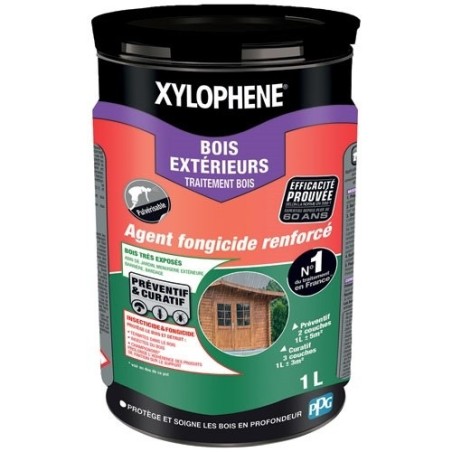 Traitement bois extérieur 1 L sans propiconazole
