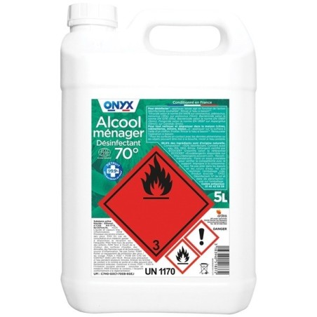 Alcool ménager désinfectant 70° - Bidon 5 L