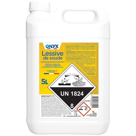 Lessive de soude 5l.