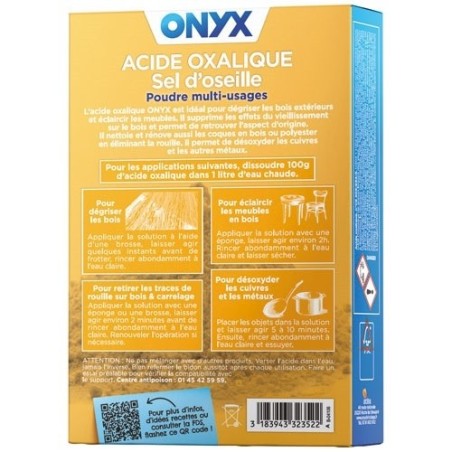 Acide oxalique - Boîte 350 g