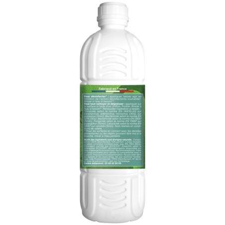 Alcool ménager parfumé Sauge Eucalyptus - Bouteille 1 L