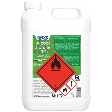 Alcool à brûler 90° - Bidon 5 L