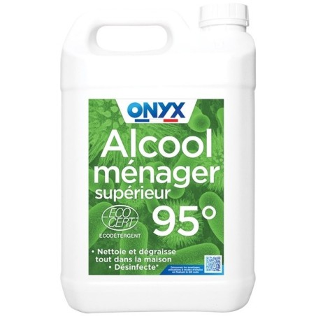 Alcool ménager supérieur 95° - Bidon 5 L