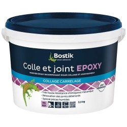 Colle et joint époxy - blanc - 2,5 Kg