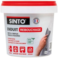 Enduit de rebouchage intérieur pâte prêt à l'emploi 1kg