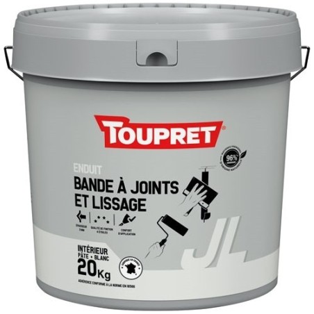 Enduit bande à joint et lissage pate 20 kg