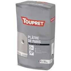 Platre de paris intérieur poudre 15kg blanc