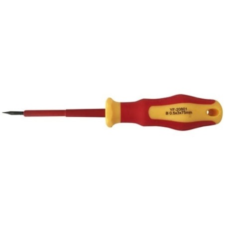 Tournevis electricien isolé fente 3 x 75 mm