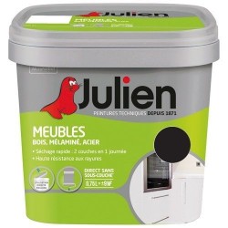 Peinture meuble satin 0.75l noir